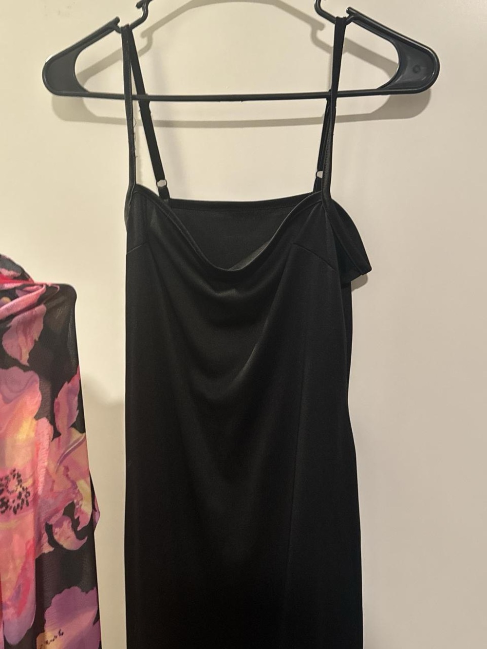 AFRM Black Maxi Dress with Pink, Coral & Yellow Floral Print - Picture 8 of 8